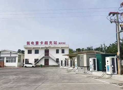 重卡專用充電樁大功率快充設備項目案例(圖2)