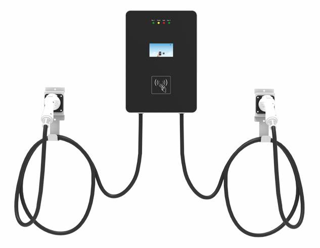 14kw雙槍交流慢充充電樁-銀河系列